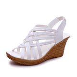 Fishbill Wedge Sandals - Heritage cosmetics and beauty care