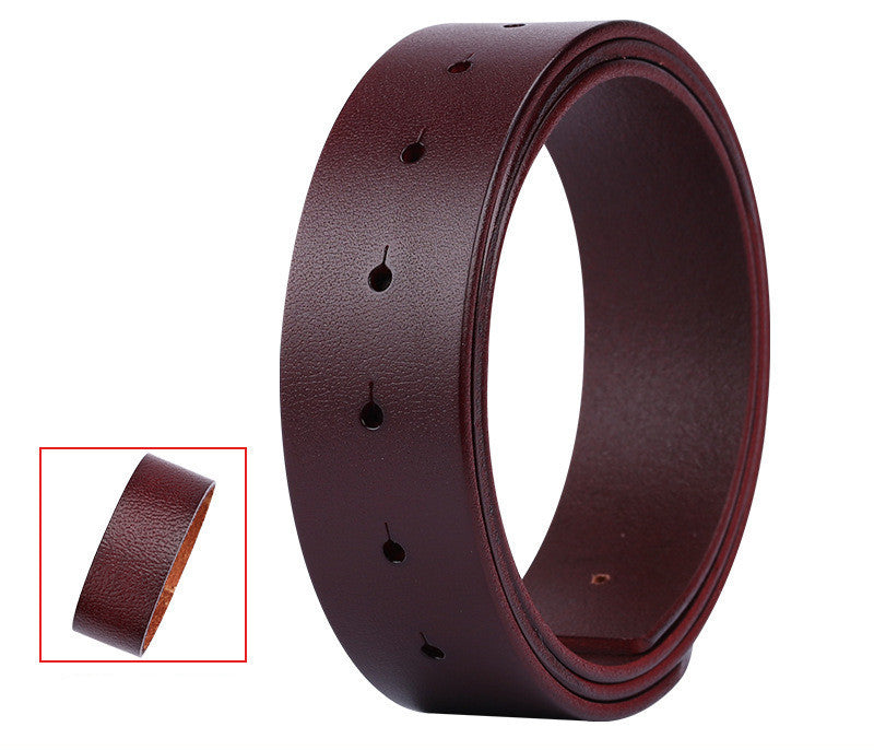 Belt men do not take the lead smooth buckle - Heritage cosmetics and beauty care