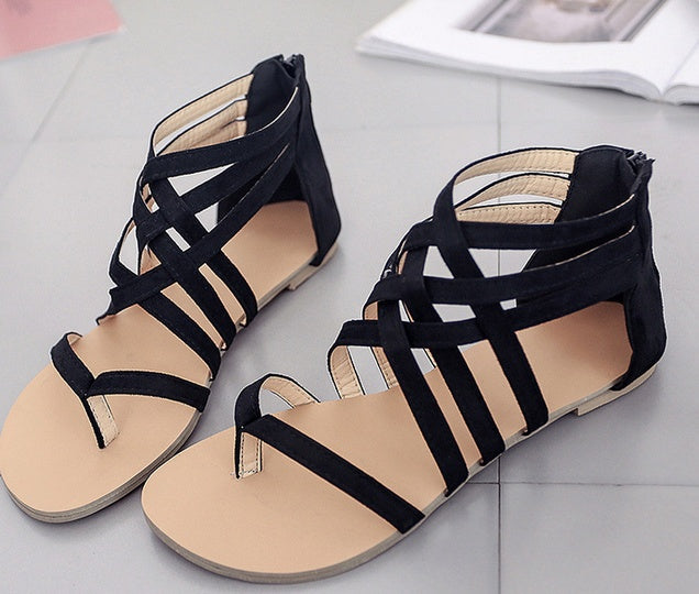 Criss Cross Sandals - Heritage cosmetics and beauty care