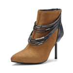 Stiletto high heels ankle boots - Heritage cosmetics and beauty care