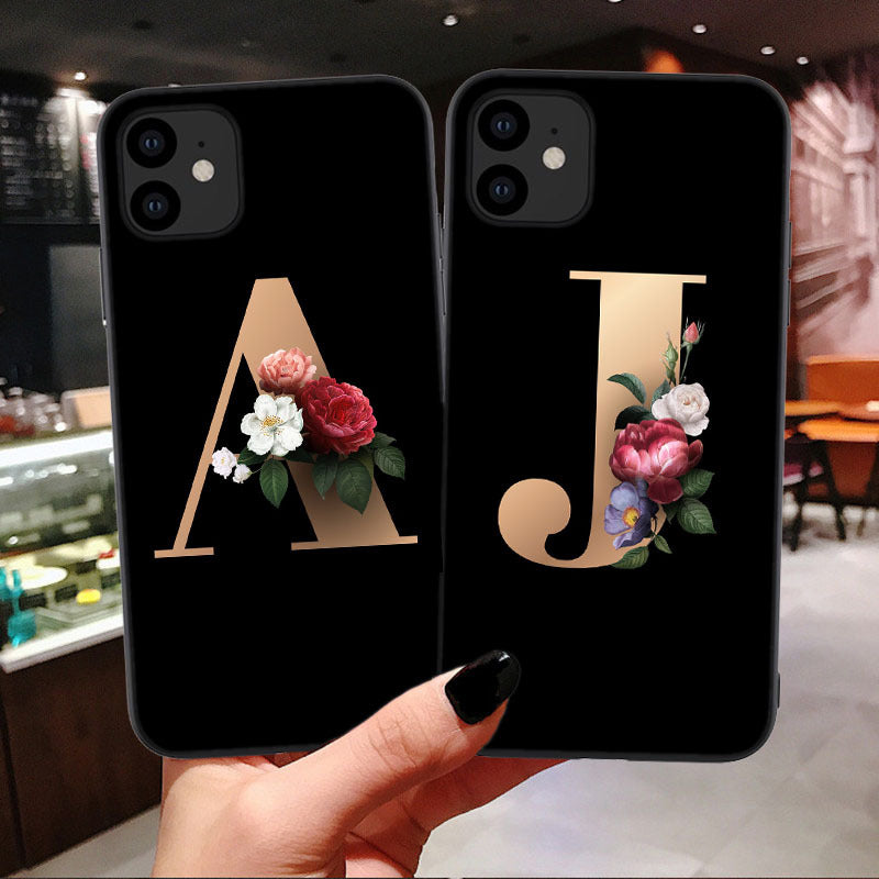 26 English Alphabet Silicone Phone Cases Heritage cosmetics and beauty care