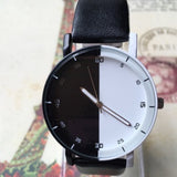 Black and white mosaic Harajuku creative watch student table personality wild men and women watch couple watches - Heritage cosmetics and beauty care