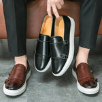 Fashion Loafers Men's Business Casual Slip-on Flats Shoes - Heritage cosmetics and beauty care