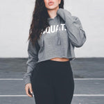 Women Fashion Active Hoodies Long Sleeve Crop Top Letter Print Loose Hooded sudaderas mujer harajuku hoodie sweat femme NEW Heritage cosmetics and beauty care