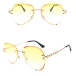 foreign trade rimless Sunglasses - Heritage cosmetics and beauty care