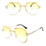 foreign trade rimless Sunglasses - Heritage cosmetics and beauty care