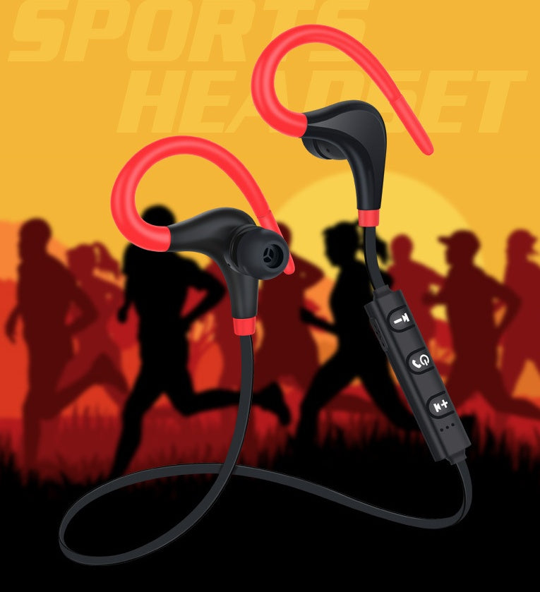 BT-01 Big Horn Sports Bluetooth Headset Bina Bluetooth 4.1 Protocol Wireless Sports Bluetooth Earbuds - Heritage cosmetics and beauty care