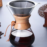 High temperature glass hand coffee pot sharing pot