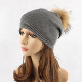 Fur Pompom Hats - Heritage cosmetics and beauty care