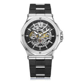 Fine steel silicone strap casual fashion men's watches - Heritage cosmetics and beauty care