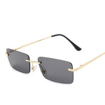 Rimless sunglasses women square - Heritage cosmetics and beauty care