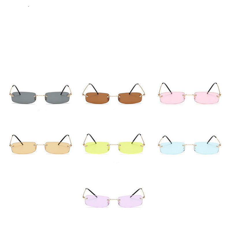 Women's Mini Frameless Sunglasses - Heritage cosmetics and beauty care