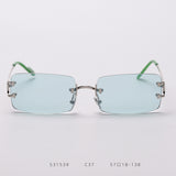 Rimless cut edge sunglasses - Heritage cosmetics and beauty care