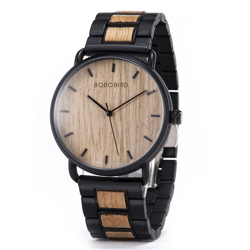 Retro style waterproof men's wooden watch - Heritage cosmetics and beauty care