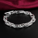 925 Silver Plated Bracelets - Heritage cosmetics and beauty care