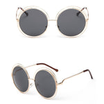 Round metal cutout sunglasses - Heritage cosmetics and beauty care