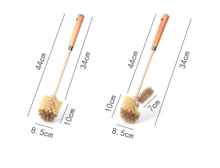 Wooden Household Handle Toilet Brush Cleaning Tools Bathroom Cleaning Brush Kitchen Floor Cleaner Brushes - Heritage cosmetics and beauty care