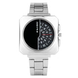 Creative dial steel band watch - Heritage cosmetics and beauty care