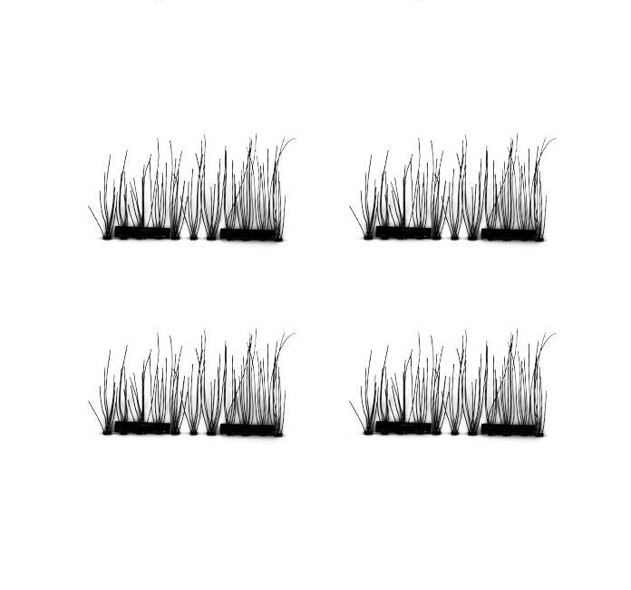 Compatible with Apple, 2021 New False Eyelashes 6D Magnetic Eye Lashes Double Magnet Fake EyeLashes Hand Made Strip Lashes cilios posticos - Heritage cosmetics and beauty care