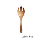 Teak Natural Wood Tableware Spoon Ladle Turner Rice Colander Soup Skimmer Cooking Tool Sets Spoon Scoop Kitchen Tools Gadgets - Heritage cosmetics and beauty care