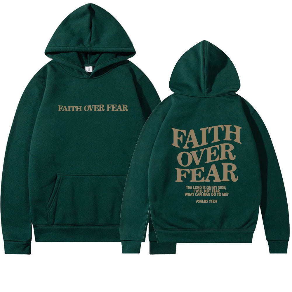 Faith Over Fear Men's And Women's Hoodies Sweater - Heritage cosmetics and beauty care