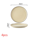 Wind Simple Bowl And Plate Combination Tableware And Tableware - Heritage cosmetics and beauty care