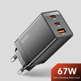 67W Pole Charger Gallium Nitride Three-port Fast Charging Charger Heritage cosmetics and beauty care