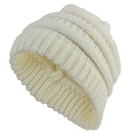 Women's ponytail knit wool cap - Heritage cosmetics and beauty care