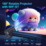 Small Projector 4K Wireless WiFi Smart 5G Projector - Heritage cosmetics and beauty care