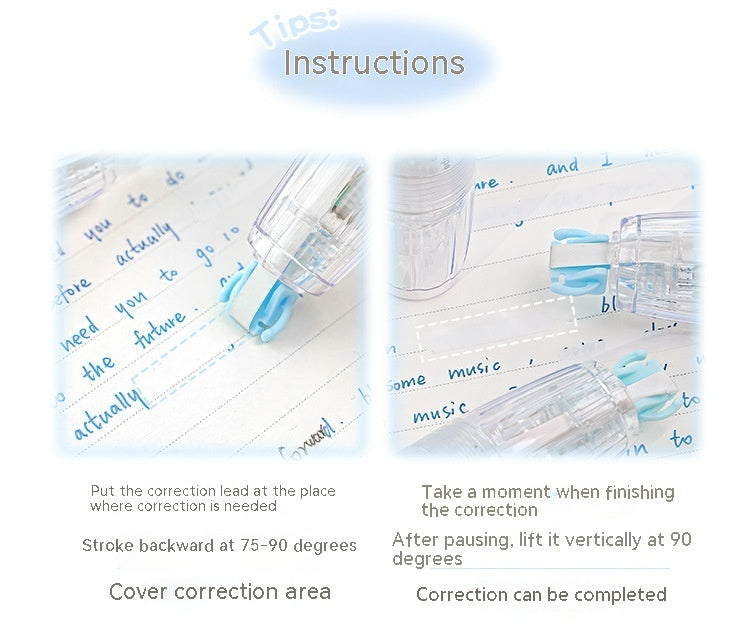 ICE Through Press Correction Tape Students Can Change Core Correction Tape - Heritage cosmetics and beauty care