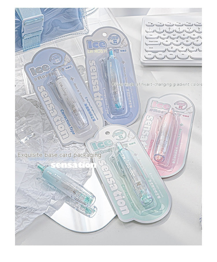 ICE Through Press Correction Tape Students Can Change Core Correction Tape - Heritage cosmetics and beauty care