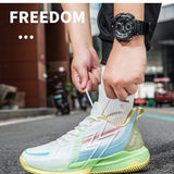 Unisex Shoes Mesh Basketball Shoes Breathable Fashion Luminous Wear-resistant Non-slip Trendy Training Sneakers - Heritage cosmetics and beauty care