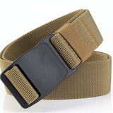 Elastic Belt Donefu Plastic Steel Pom Buckle Casual All-Match Belt - Heritage cosmetics and beauty care