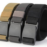 Elastic Belt Donefu Plastic Steel Pom Buckle Casual All-Match Belt - Heritage cosmetics and beauty care