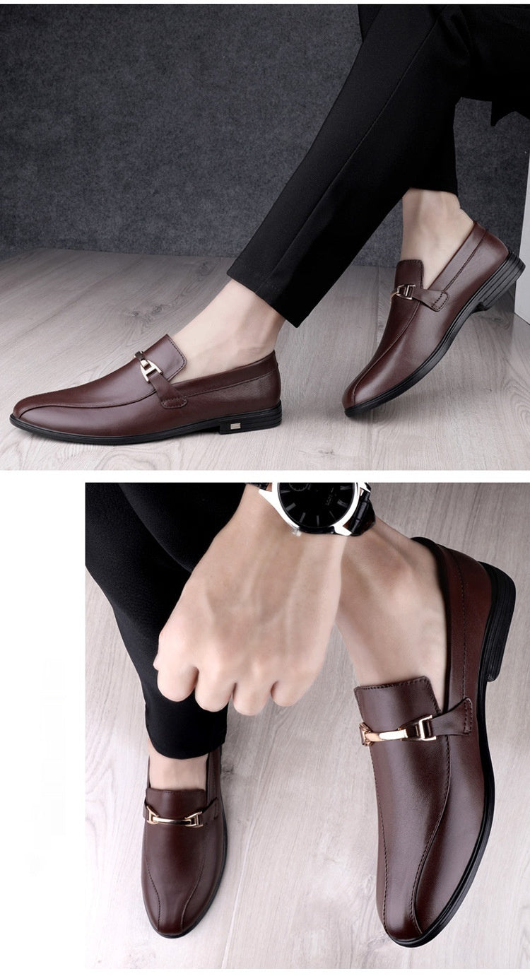 Fashion Casual Leather Shoes Versatile - Heritage cosmetics and beauty care