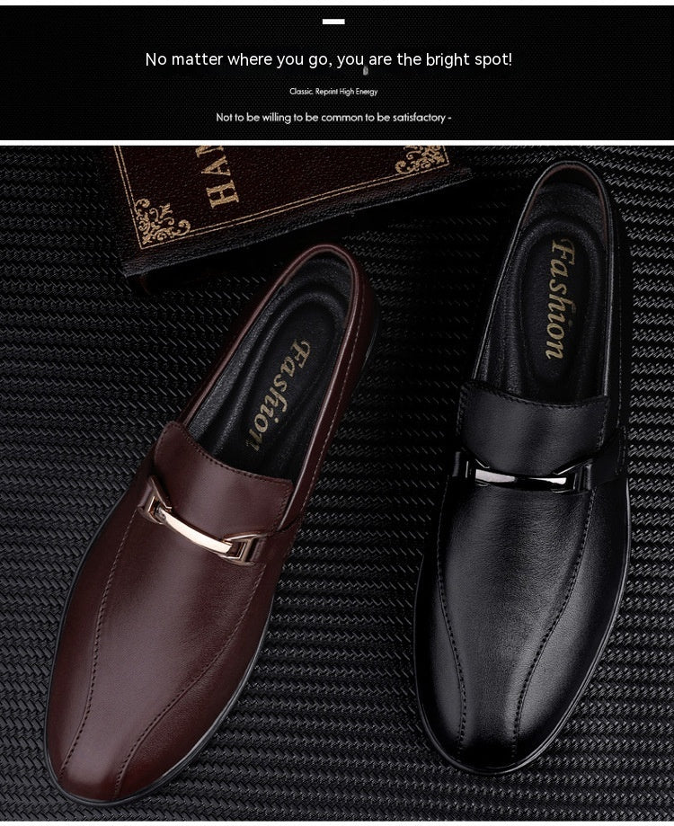 Fashion Casual Leather Shoes Versatile - Heritage cosmetics and beauty care