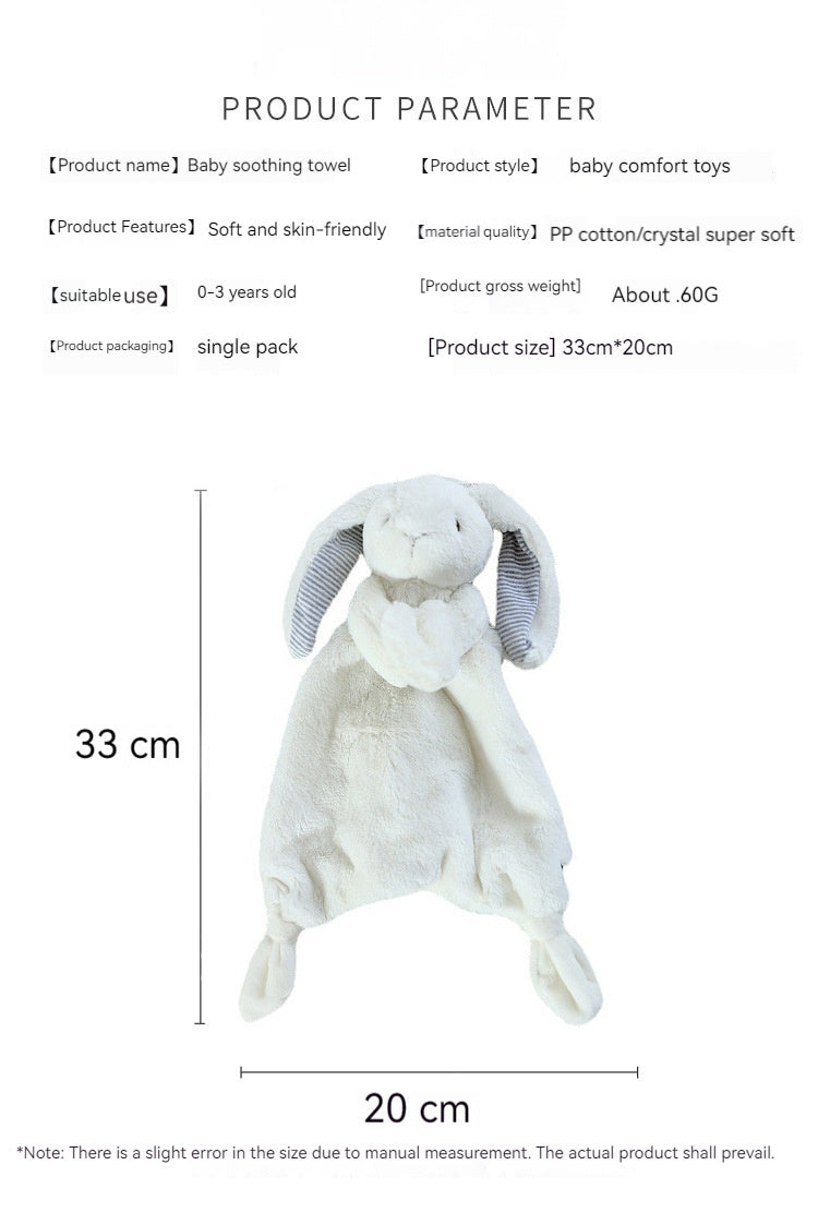 Appeasing Towel Sleeping Doll Animal Skin-friendly Sleeping Soft Little Bunny - Heritage cosmetics and beauty care