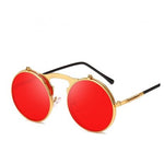 Round frame flip sunglasses - Heritage cosmetics and beauty care