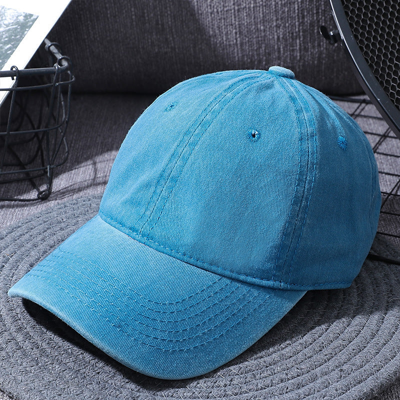 Washed Baseball Caps For Men And Women Outdoor Distressed Sun Hats Simple Caps - Heritage cosmetics and beauty care