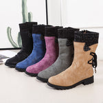 Women Winter Boots Mid-Calf Snow Boots - Heritage cosmetics and beauty care