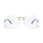 Irregular Rimless Sunglasses Women - Heritage cosmetics and beauty care