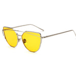 Female Vintage Gold Sunglasses - Heritage cosmetics and beauty care