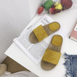 Straw Slippers - Heritage cosmetics and beauty care