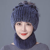 Fashion Thickened Ear Protection Flower Wool Hat - Heritage cosmetics and beauty care