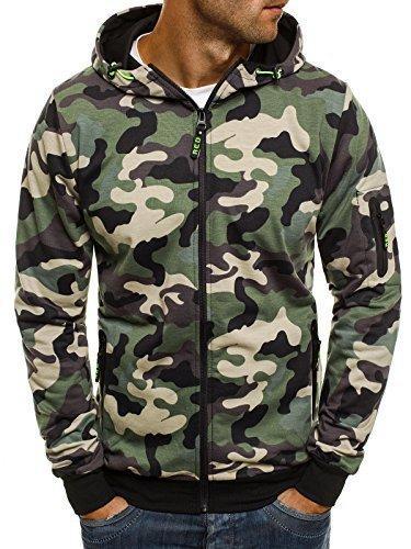 Camouflage Cardigan Hoodies - Heritage cosmetics and beauty care