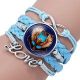 Hot Sale Hogwarts School Magic Academy Glass Cabochon Bracelets - Heritage cosmetics and beauty care