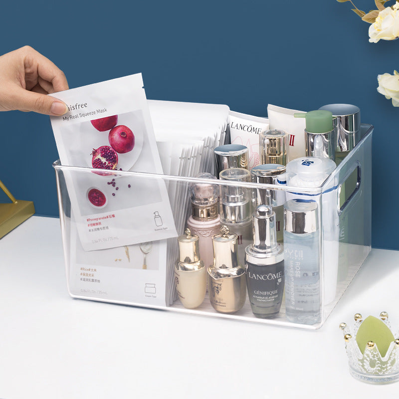 Transparent skin care product storage box - Heritage cosmetics and beauty care