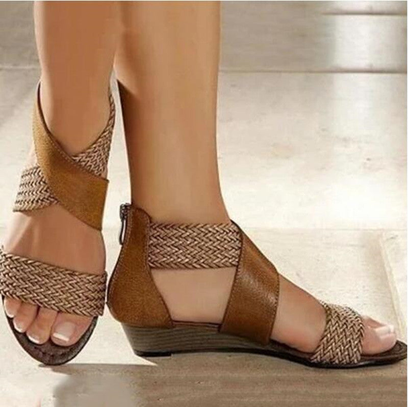 Bohemian vintage woven sandals - Heritage cosmetics and beauty care