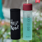 Glasses portable cups kids creative water bottles Korea lovely simple - Heritage cosmetics and beauty care