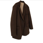 Oversized wool blazer - Heritage cosmetics and beauty care